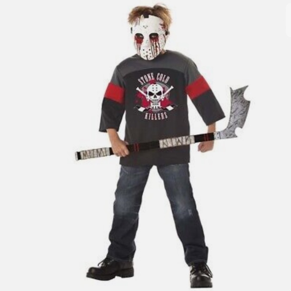 Stone Cold Killers Boy's Hockey Jersey Halloween Costume Top Child XL